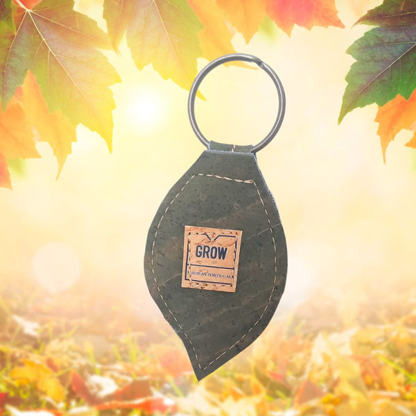 Cork & Faux Leather Key Chain Coin Purse – Simply Northwest