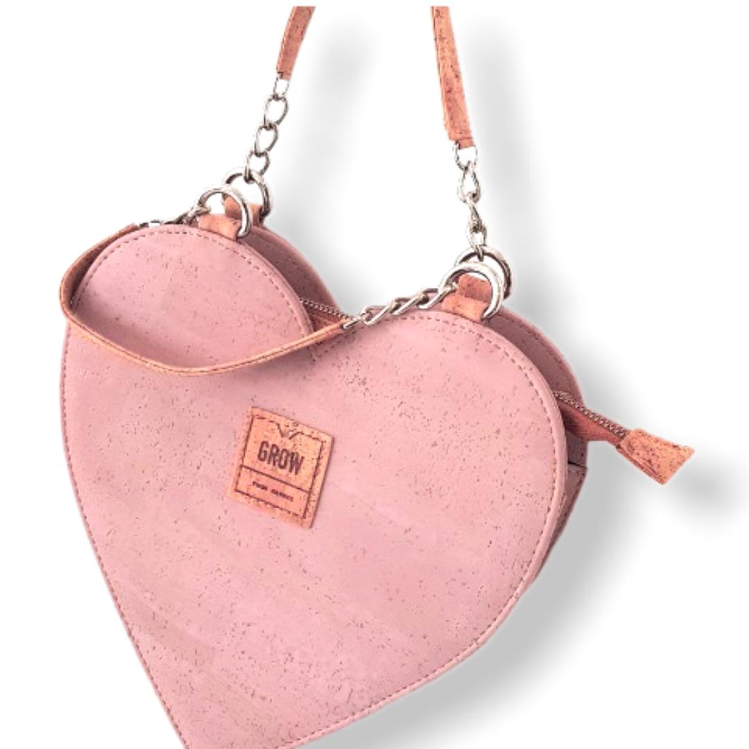 Wholesale Unique Designer Heart Shape Bag Fashion Simple Handbag